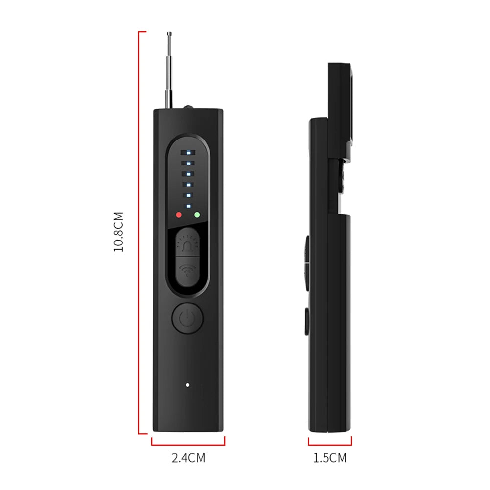 X13 Hidden Camera Detector – Infrared Laser, GPS & RF Bug Finder | 1MHz–6.5GHz | Hotel & Travel Security