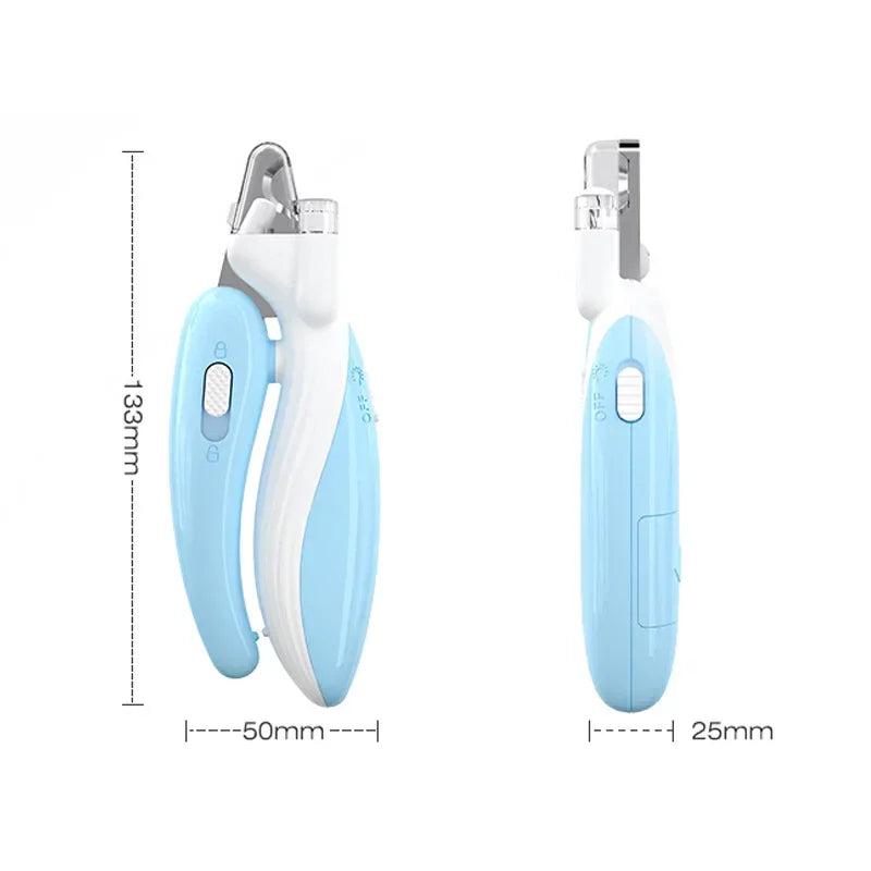 Pet Nail Clipper with LED Light – Safe Trimming for Cats & Dogs, 6 Colors