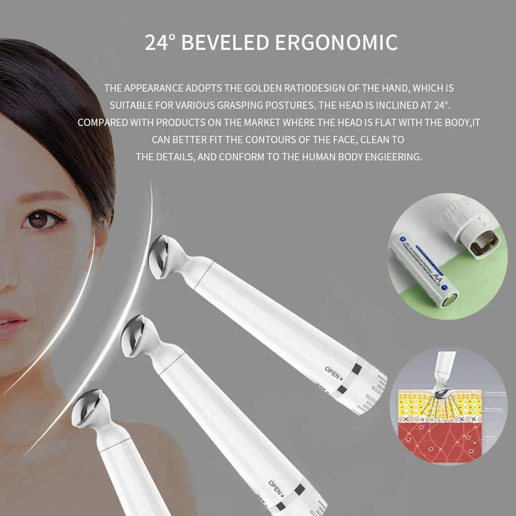 Multifunctional EMS Skin Tightening & Rejuvenation Kit – Red & Blue Light Therapy | Eye Massager | Micro-Current | 5-in-1