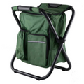 3-in-1 Backpack Chair Cooler | Folding Camping Seat with Insulated Cooler Bag