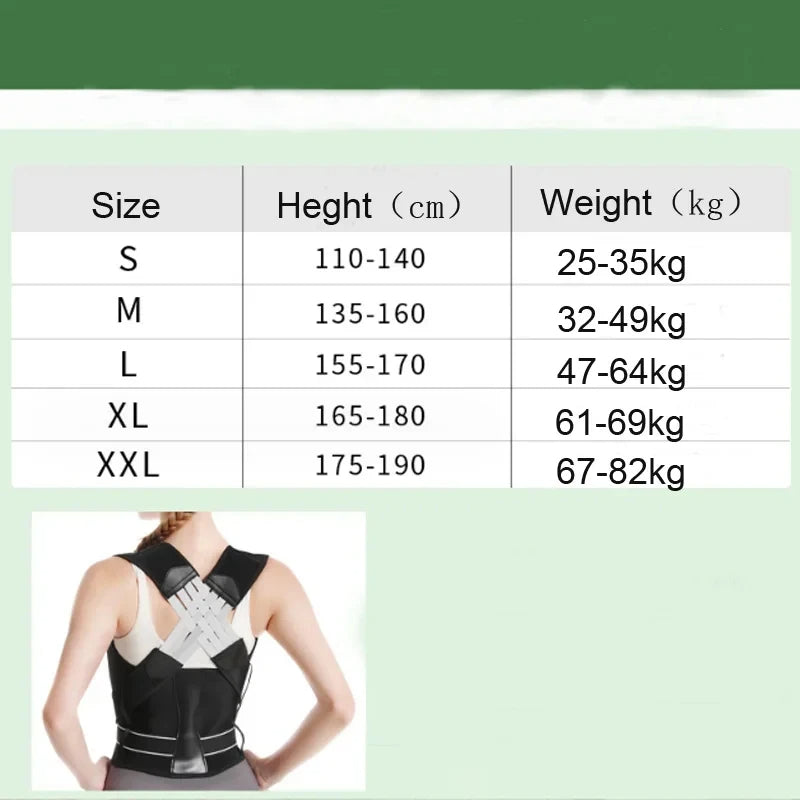 Posture Corrector for Men & Women | Back & Shoulder Support Brace