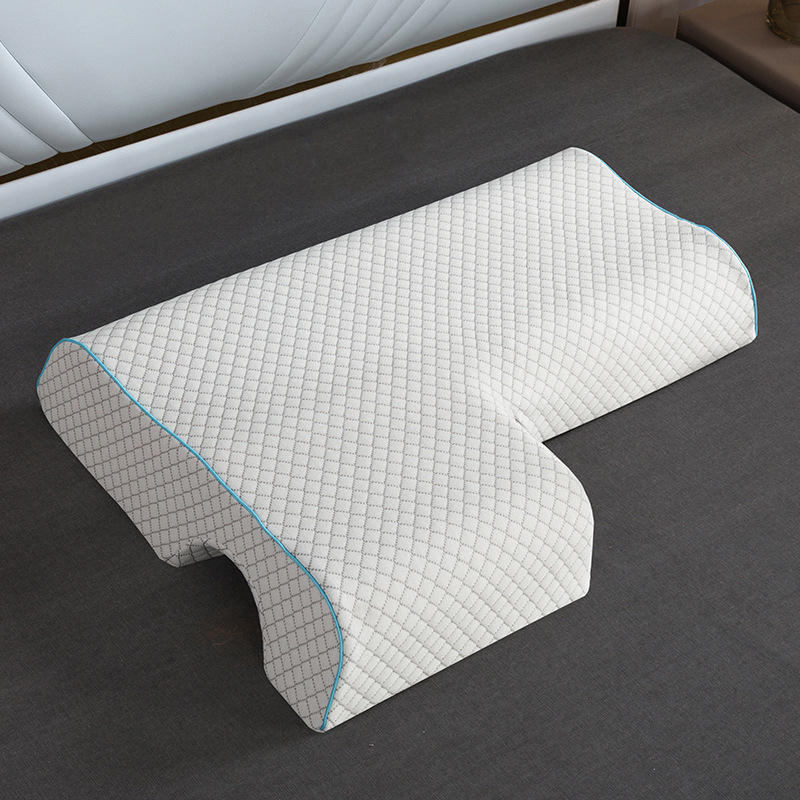 Couples Memory Foam Pillow | Arched Side Sleeper Cuddle Pillow