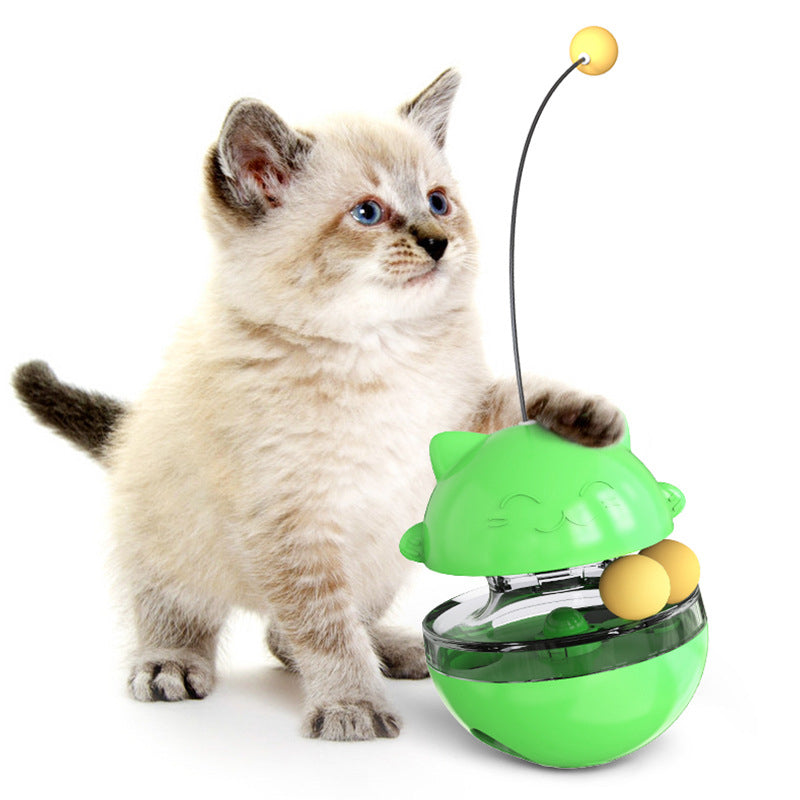Interactive Cat IQ Treat Ball – Self-Play Food Dispenser Toy | Stimulates Mind & Reduces Boredom | 4 Colors