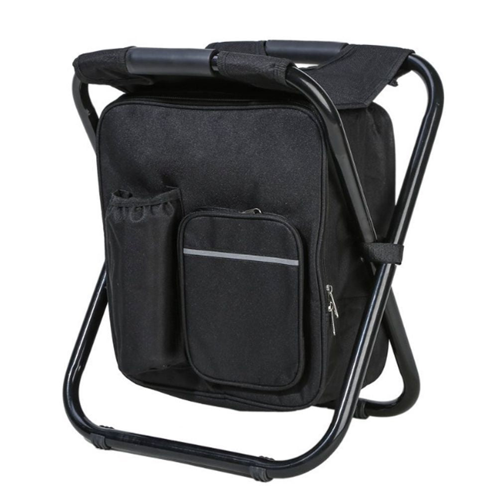 3-in-1 Backpack Chair Cooler | Folding Camping Seat with Insulated Cooler Bag