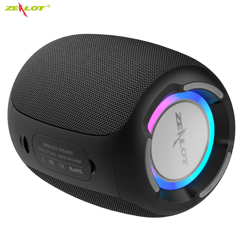 Zealot S53 Portable Bluetooth Speaker – 10W, IPX6 Waterproof | 24H Playtime | Bluetooth 5.0 | Type-C