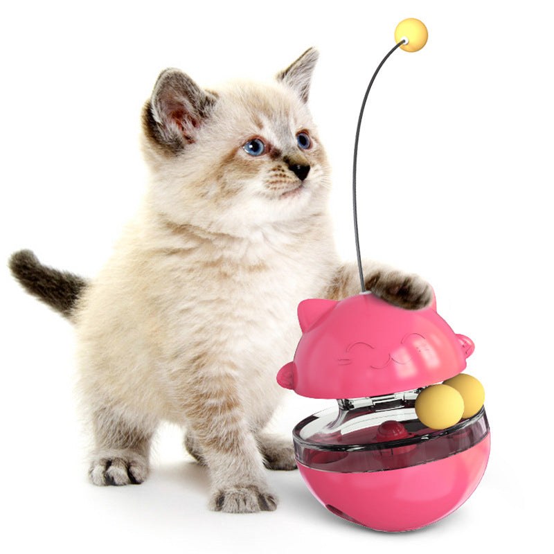Interactive Cat IQ Treat Ball – Self-Play Food Dispenser Toy | Stimulates Mind & Reduces Boredom | 4 Colors