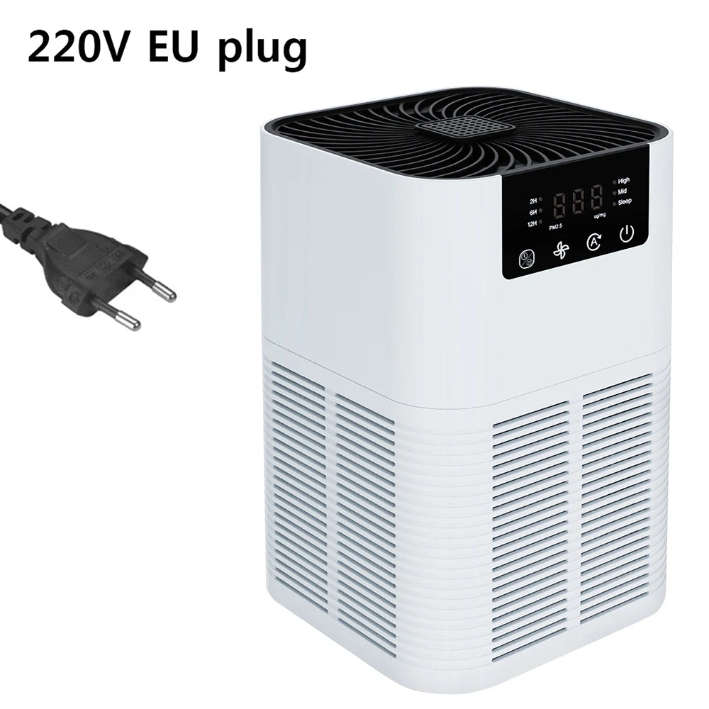 HEPA Air Purifier with Ionizer & Aromatherapy – Quiet Home Air Cleaner for Bedroom, Office & Nursery