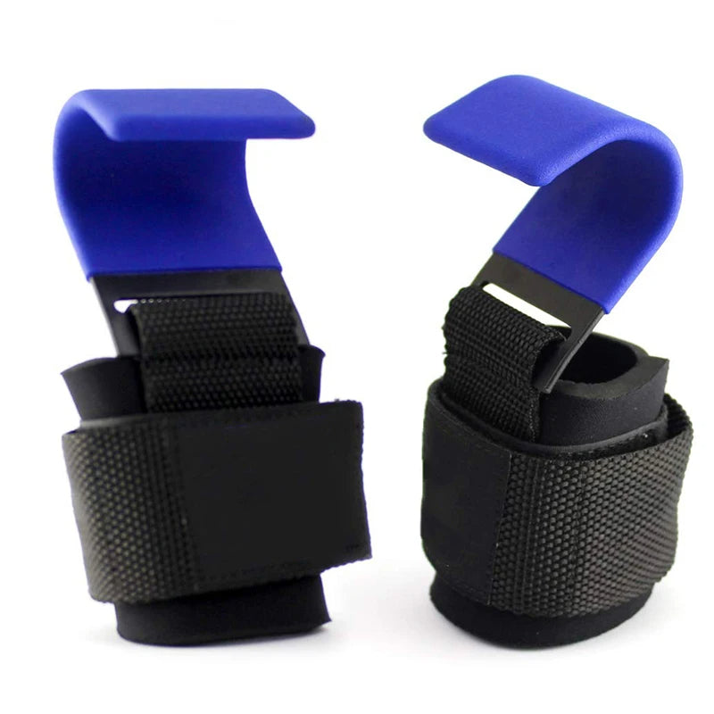 Weight Lifting Hooks with Wrist Straps – Heavy-Duty Gym Grip Support
