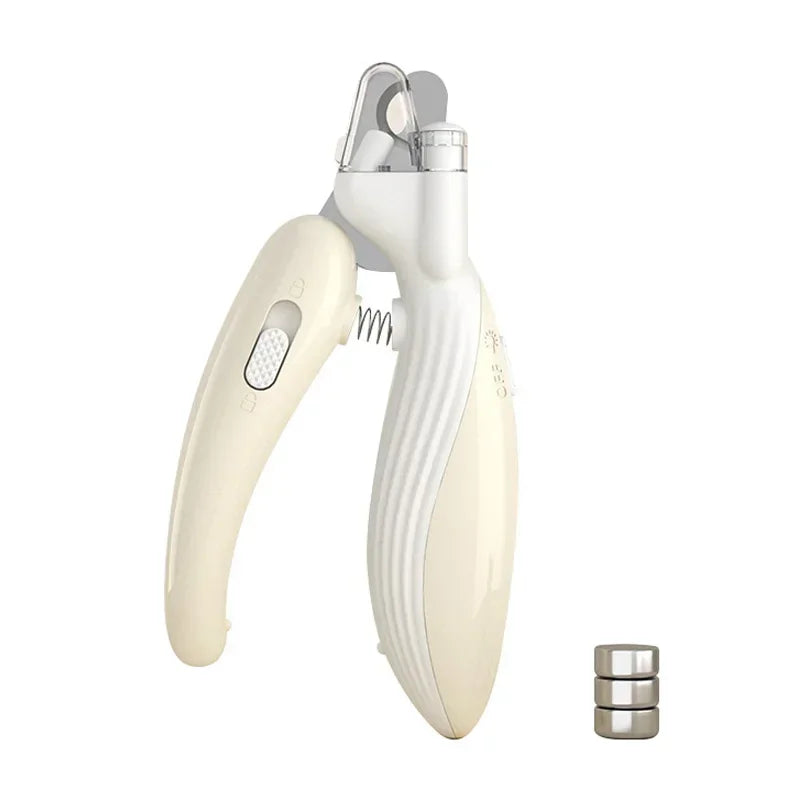 Pet Nail Clipper with LED Light – Safe Trimming for Cats & Dogs, 6 Colors